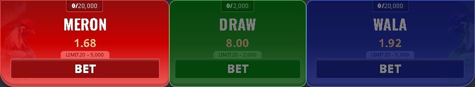Live Sabong bets