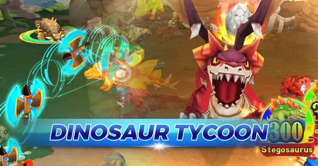 Dinosaur Tycoon Fishing Game